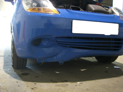 Matiz Dented Bumper
